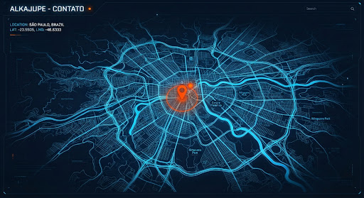 Mapa de São Paulo e região atendida